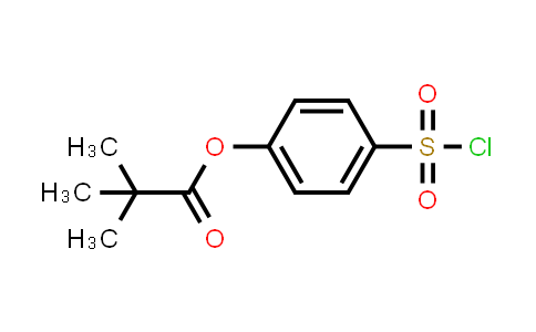 CAS No. 150374-99-5, 4-(Chlorosulfonyl)phenyl pivalate