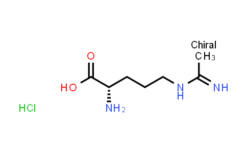CAS No. 150403-88-6, (S)-5-Acetimidamido-2-aminopentanoic acid hydrochloride