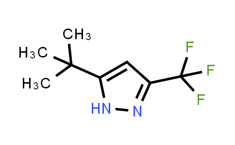 CAS No. 150433-22-0, 5-(tert-Butyl)-3-(trifluoromethyl)-1H-pyrazole