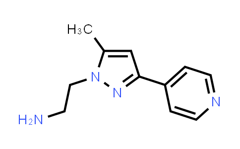 CAS No. 1504614-36-1, 2-(5-Methyl-3-(pyridin-4-yl)-1H-pyrazol-1-yl)ethan-1-amine