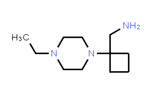 CAS No. 1504727-85-8, (1-(4-Ethylpiperazin-1-yl)cyclobutyl)methanamine