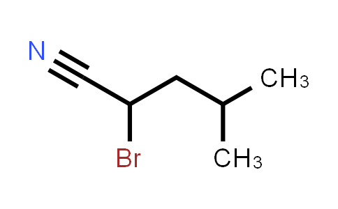 CAS No. 150478-86-7, 2-Bromo-4-methylpentanenitrile