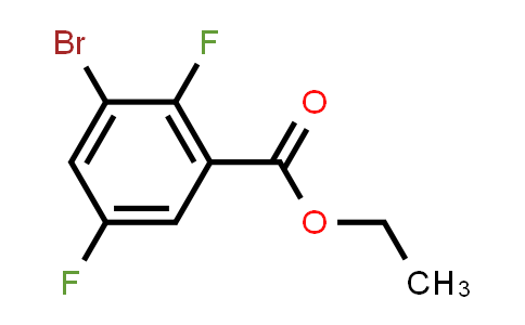 CAS No. 1504876-00-9, Ethyl 3-bromo-2,5-difluorobenzoate