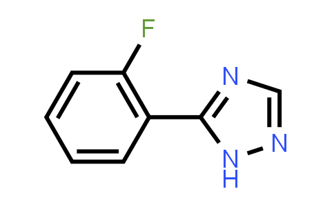 CAS No. 1505273-47-1, 5-(2-Fluorophenyl)-1H-1,2,4-triazole