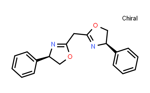 CAS No. 150639-34-2, (4R,4'R)-2,2'-methylenebis[4,5-dihydro-4-phenyloxazole]