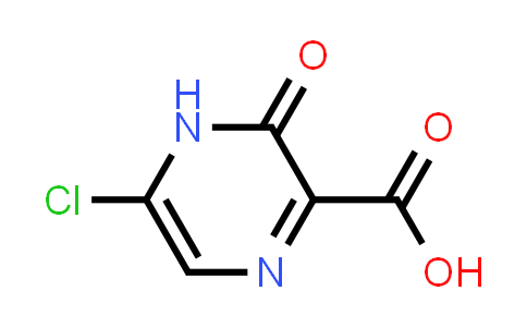 CAS No. 150718-29-9, 5-Chloro-3-oxo-3,4-dihydropyrazine-2-carboxylic acid