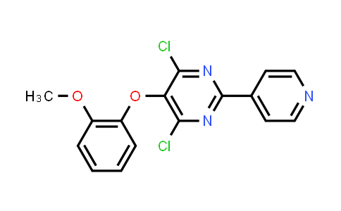 CAS No. 150727-72-3, 5-(o-Methoxyphenoxy)-4,6-dichloro-2-(4-pyridyl)pyrimidine