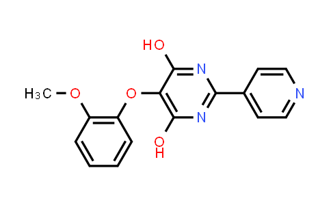 CAS No. 150728-08-8, 5-(o-Methoxyphenoxy)-4,6-dihydroxy-2-(4-pyridyl)pyrimidine