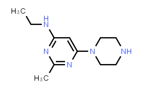 CAS No. 1507884-58-3, N-Ethyl-2-methyl-6-(piperazin-1-yl)pyrimidin-4-amine
