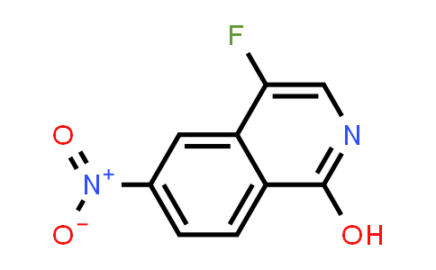 CAS No. 1508295-22-4, 4-Fluoro-6-nitroisoquinolin-1-ol