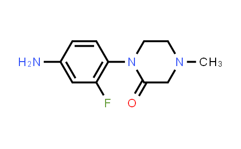 CAS No. 1508804-45-2, 1-(4-Amino-2-fluorophenyl)-4-methylpiperazin-2-one
