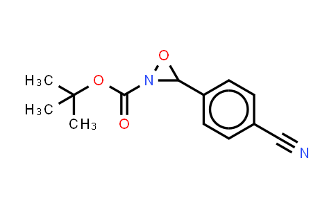 CAS No. 150884-56-3, (2R,3S)-rel-2-Oxaziridinecarboxylic acid-3-(4-cyanophenyl)-1,1-dimethylethyl ester