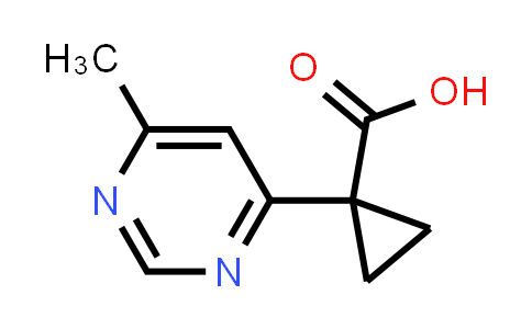 CAS No. 1509080-02-7, 1-(6-Methylpyrimidin-4-yl)cyclopropane-1-carboxylic acid