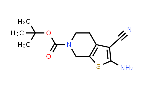 CAS No. 150986-83-7, tert-Butyl 2-amino-3-cyano-4,7-dihydrothieno[2,3-c]pyridine-6(5H)-carboxylate