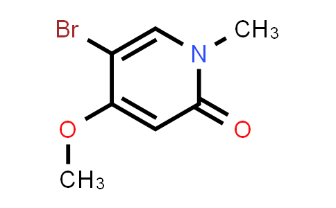 CAS No. 1509934-01-3, 5-Bromo-4-methoxy-1-methylpyridin-2(1H)-one