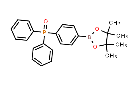 CAS No. 1510791-60-2, Diphenyl(4-(4,4,5,5-tetramethyl-1,3,2-dioxaborolan-2-yl)phenyl)phosphine oxide