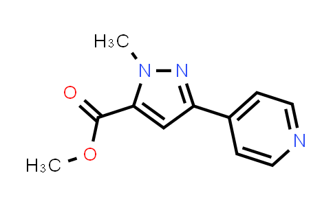 CAS No. 1511343-77-3, Methyl 1-methyl-3-(pyridin-4-yl)-1H-pyrazole-5-carboxylate