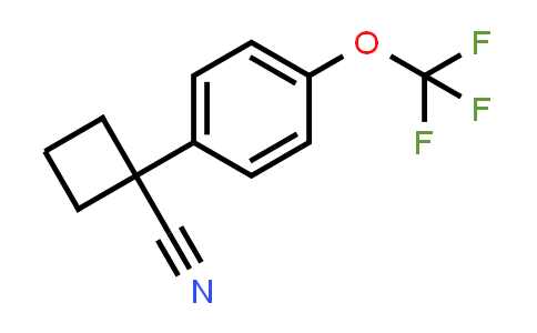 CAS No. 151157-62-9, 1-(4-(Trifluoromethoxy)phenyl)cyclobutane-1-carbonitrile