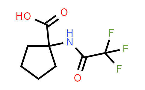 CAS No. 151159-24-9, 1-(2,2,2-Trifluoroacetamido)cyclopentane-1-carboxylic acid
