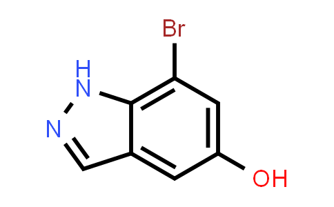 CAS No. 1512720-83-0, 7-Bromo-1H-indazol-5-ol