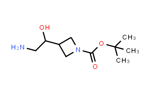 CAS No. 1513949-31-9, tert-Butyl 3-(2-amino-1-hydroxyethyl)azetidine-1-carboxylate