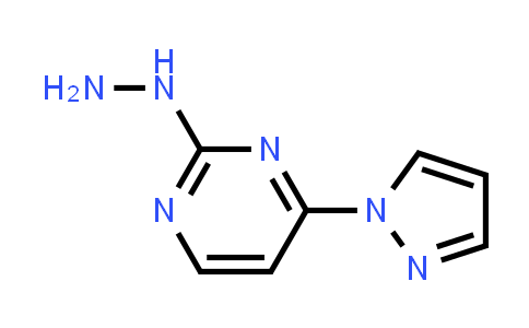 CAS No. 1514318-15-0, 2-Hydrazinyl-4-(1H-pyrazol-1-yl)pyrimidine