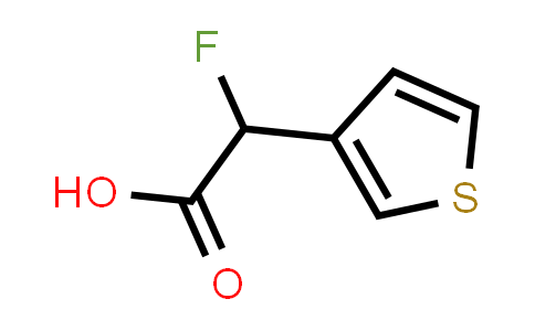 CAS No. 1514554-38-1, 2-Fluoro-2-(thiophen-3-yl)acetic acid