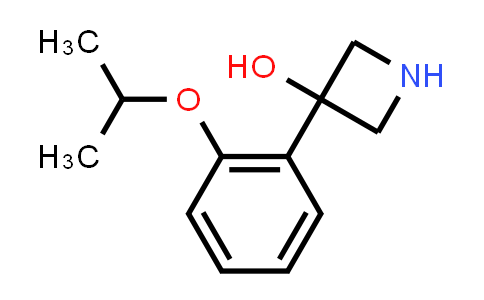 CAS No. 1514867-23-2, 3-[2-(Propan-2-yloxy)phenyl]azetidin-3-ol