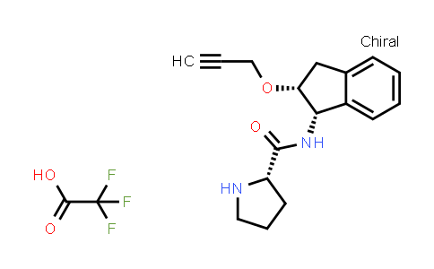 CAS No. 1514922-97-4, (S)-N-((1S,2R)-2-(prop-2-yn-1-yloxy)-2,3-dihydro-1H-inden-1-yl)pyrrolidine-2-carboxamide 2,2,2-trifluoroacetate