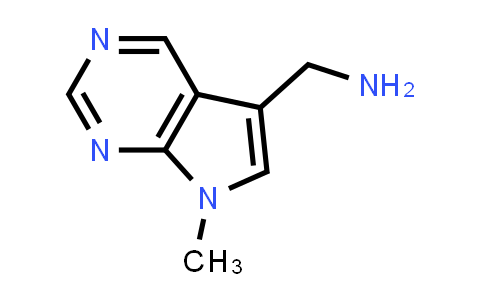 CAS No. 1515112-71-6, {7-Methyl-7H-pyrrolo[2,3-d]pyrimidin-5-yl}methanamine