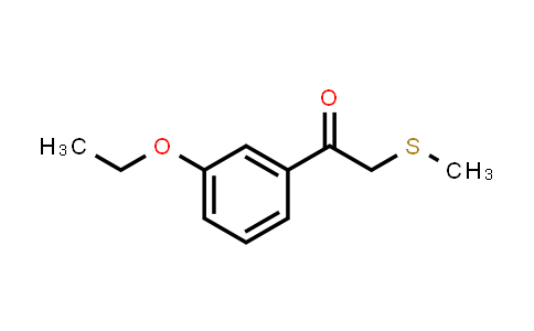 CAS No. 1516367-48-8, 1-(3-Ethoxyphenyl)-2-(methylsulfanyl)ethan-1-one