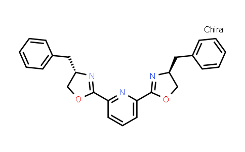 CAS No. 151670-69-8, 2,6-bis((S)-4-benzyl-4,5-dihydrooxazol-2-yl)pyridine