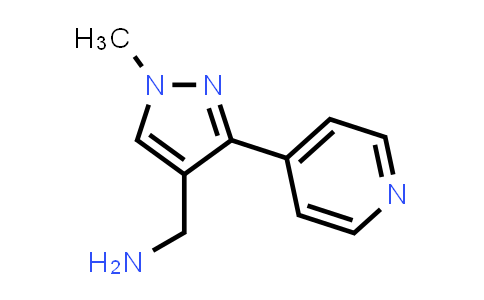CAS No. 1517033-12-3, (1-Methyl-3-(pyridin-4-yl)-1H-pyrazol-4-yl)methanamine