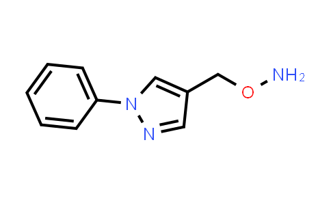 CAS No. 1517279-56-9, O-((1-Phenyl-1H-pyrazol-4-yl)methyl)hydroxylamine