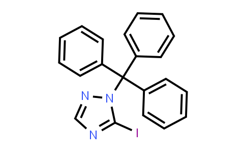 CAS No. 151899-61-5, 5-Iodo-1-trityl-1H-1,2,4-triazole