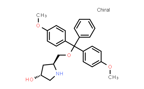 CAS No. 151953-64-9, (3R,5S)-5-{[bis(4-methoxyphenyl)(phenyl)methoxy]methyl}pyrrolidin-3-ol