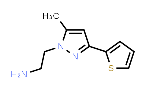 CAS No. 1520676-44-1, 2-(5-Methyl-3-(thiophen-2-yl)-1H-pyrazol-1-yl)ethan-1-amine