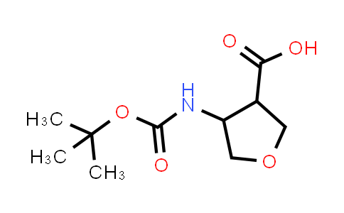 CAS No. 1521431-12-8, 4-{[(tert-Butoxy)carbonyl]amino}oxolane-3-carboxylic acid