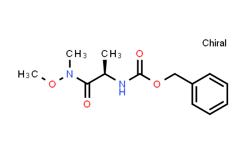CAS No. 152169-60-3, Benzyl N-[(1R)-1-[methoxy(methyl)carbamoyl]ethyl]carbamate