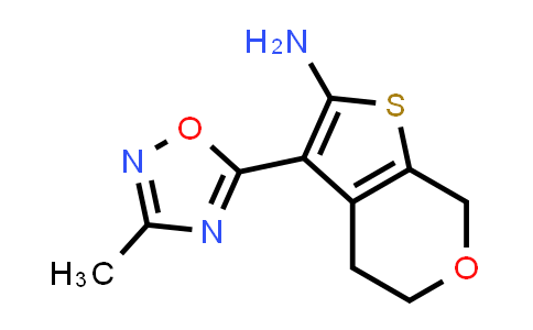 MC526423 | 1522372-21-9 | 3-(3-Methyl-1,2,4-oxadiazol-5-yl)-4,7-dihydro-5H-thieno[2,3-c]pyran-2-amine