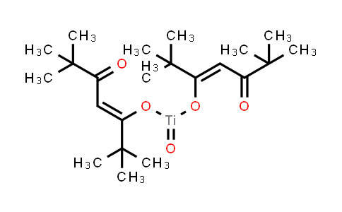 CAS No. 152248-67-4, Oxobis(2,2,6,6-tetramethyl-3,5-heptanedionato)titanium(IV)