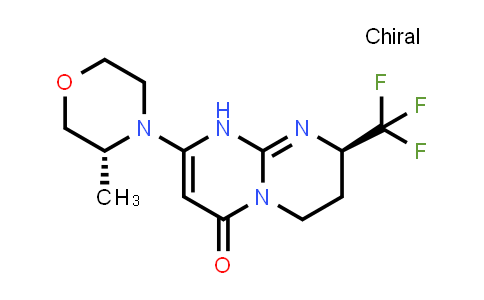 CAS No. 1523412-70-5, (8R)-1,6,7,8-Tetrahydro-2-[(3R)-3-methyl-4-morpholinyl]-8-(trifluoromethyl)-4H-pyrimido[1,2-a]pyrimidin-4-one