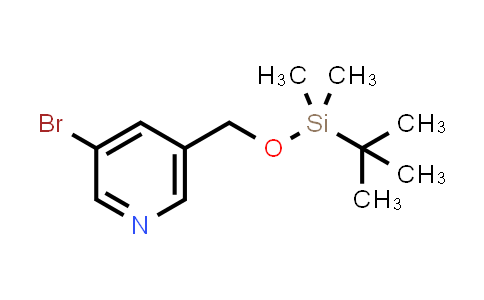 CAS No. 152351-91-2, Pyridine, 3-bromo-5-[[[(1,1-dimethylethyl)dimethylsilyl]oxy]methyl]-
