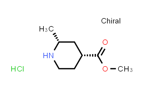 CAS No. 1523530-24-6, (2R,4R)-Methyl 2-methylpiperidine-4-carboxylate hydrochloride