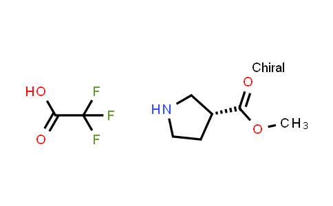 CAS No. 1523530-44-0, Methyl (3R)-pyrrolidine-3-carboxylate trifluoroacetate