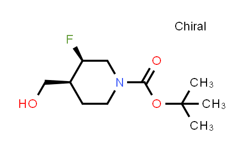 CAS No. 1523530-73-5, tert-Butyl (3R,4S)-3-fluoro-4-(hydroxymethyl)piperidine-1-carboxylate