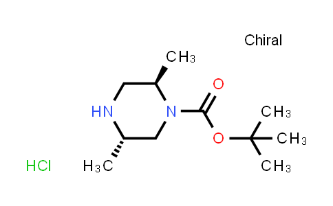 CAS No. 1523541-79-8, (2R,5S)-tert-Butyl 2,5-dimethylpiperazine-1-carboxylate hydrochloride