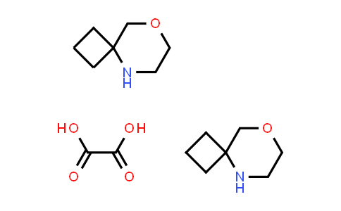 CAS No. 1523571-09-6, 8-Oxa-5-azaspiro[3.5]nonane hemioxalate