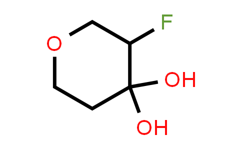 CAS No. 1523571-11-0, 3-Fluorooxane-4,4-diol