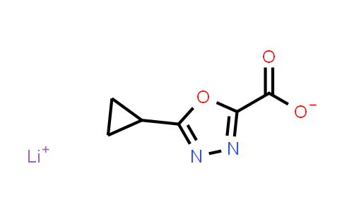 CAS No. 1523571-22-3, 5-Cyclopropyl-1,3,4-oxadiazole-2-carboxylate lithium salt